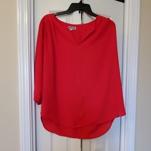 Red blouse